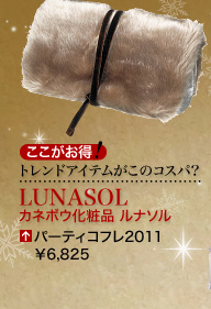 トレンドアイテムがこのコスパ？ LUNASOL カネボウ化粧品 ルナソル パーティコフレ2011 &yen;6,825