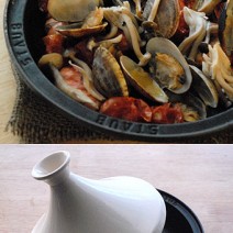 石坂優子の「キレイを養う★美味旬★レシピ」（29）タジン鍋でキレイ!! アサリと海老の蒸し焼き