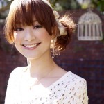 ターバン使いのサイドポニーテールでBBQパーティへ