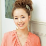 ふわくしゅの質感がかわいい！遊び心も満点のお団子アレンジ
