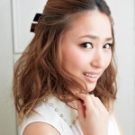 タイトめハーフアップで大人っぽく！
