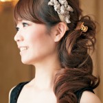 巻いてねじって留める大小クリップアレンジ