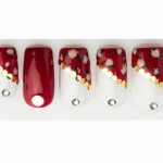 ボルドー×ヒョウ柄で秋冬にもぴったり！シックな指先に