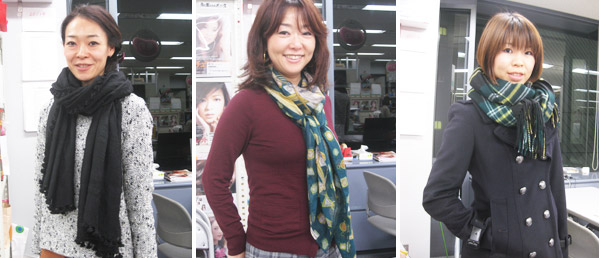 巻き物・ストール・マフラーの上手な取り入れ方　美的編集部でキャッチ！
