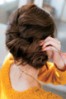 着物姿で参加する二次会パーティーにも◎クラシカルなゆる3つ編みヘアアレンジ