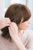  さりげなくモテちゃうカチューシャ風アップヘア