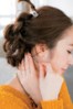着物姿で参加する二次会パーティーにも◎クラシカルなゆる3つ編みヘアアレンジ