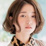 女性らしい丸みに透明感を与えたセンシュアルボブ