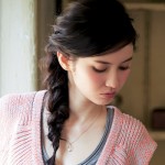 横顔がキレイに見える サイドゆる編み