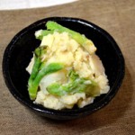 石坂優子の「キレイを養う★美味旬★レシピ」（69） マヨネーズを使わない！　たらの芽の和風ポテトサラダ