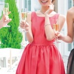 ブライダルゲストに招かれたときのヘア×メーク×ネイル②　華やかカラーワンピースの場合