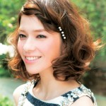 前髪にちょい手間でバーティモードに ツイスト前髪サイド寄せ