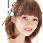 小顔になれるヘアアレンジ　面長さん編　ボブのヘアアレンジ