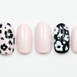 【esNAIL】ナチュラルピンク×ブラックで甘辛ネイルの完成☆