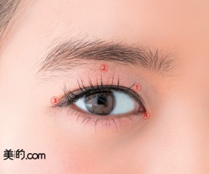 奥二重に似合う 癒し系フェミニンEYE