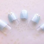 【uka】涼しげカラーでさわやかエレガントなネイル