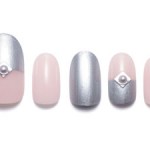 【brace Nail】ツヤ×メタリックの質感ツートーン