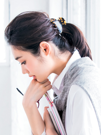 会社ではきりっと”できるオンナ”　「お仕事ポニーテール」