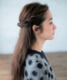 3分でできる！ハーフアップ・ヘアアレンジ