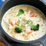 木下あおい美腸ダイエットレシピ（12）野菜たっぷりで体もポカポカに  具だくさん豆乳チャウダー