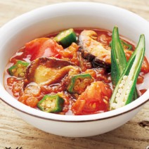 木下あおい美腸ダイエットレシピ（16）トマトの酸味でサッパリいただくオクラときのこのカレー　