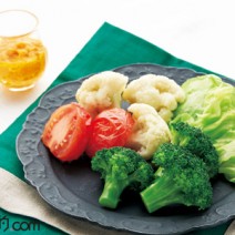 木下あおい美腸ダイエットレシピ（19）ごろごろ蒸し野菜 にんじんソースかけ