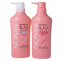 ミノン （右）薬用コンディショナー（左）薬用コンディショナー