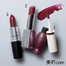 肌色を白くキメ細かくみせるなら「赤ワイン色リップ」に決まり！
