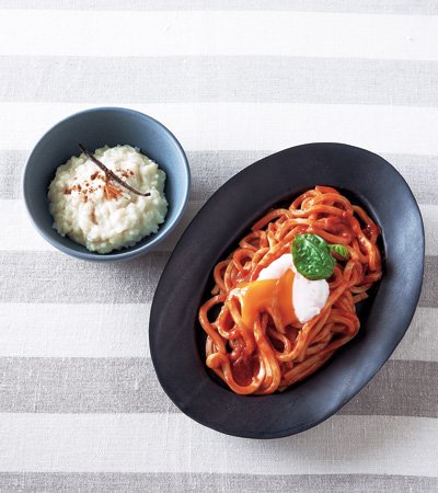 うどん麺で作るパスタ風レシピ