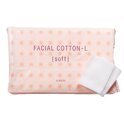 アルビオン フェイシャルコットン L(ソフト) 120枚 ¥380