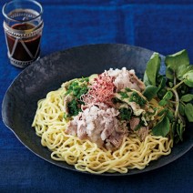 クレソンと２色みぞれの冷やし中華　