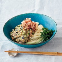 たらこ風味の〝だし〟のせ冷麦
