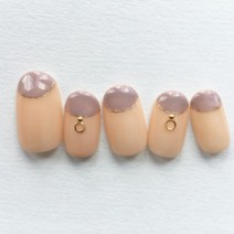 パステルカラーでバルーンフレンチ　【braceNail】
