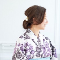 夏の浴衣スタイルをよりおしゃれに♪マジェステを使ったまとめ髪【動画つきヘアアレンジ】