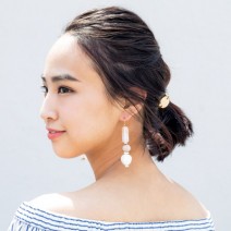 短めヘアの方にもおすすめ！フルアップで暑い夏も爽やかな印象を叶えるヘアアレンジ～2段結び～