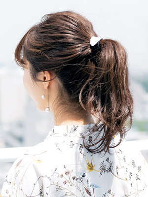 簡単！夏の涼やかヘアアレンジ