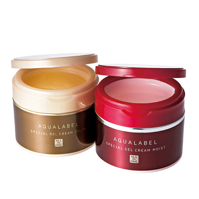 ふっくらハリ肌へ!アクアレーベルの保湿ジェルクリーム2種