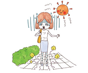 真夏のストッキング×革靴でムレた脚…気になるニオイの対策法は！？