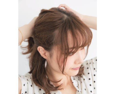 こなれヘアを叶えるヘアアレンジのくずしワザ！ハーフアップくるりんぱ