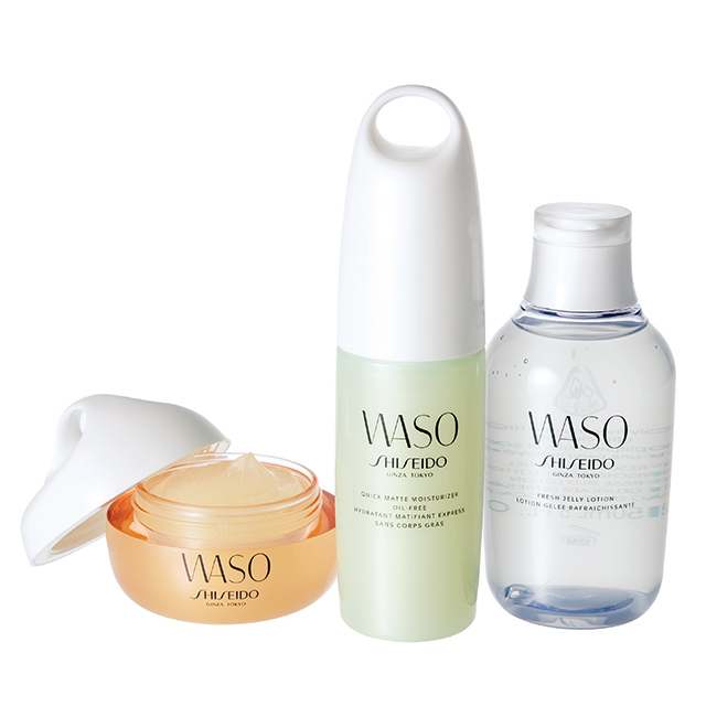 SHISEIDO｜ワソウ クリア メガハイドレーティング クリーム（左）