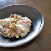 美容エディター・門司紀子のToday’s SALAD #10「イチジクとくるみの白和え風サラダ」