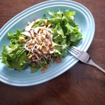 美容エディター・門司紀子のToday’s SALAD #11「キノコマリネのせ デトックスグリーンサラダ」