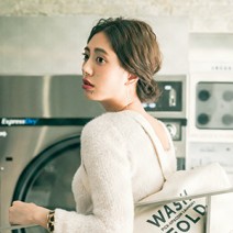 シャギーニット×簡単ギブソンタックのヘアアレンジでこなれ感UP☆