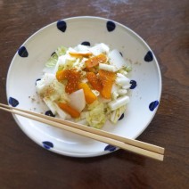 「大根、白菜とカラスミの浅漬け風サラダ」美容エディター・門司紀子のToday’s SALAD #22