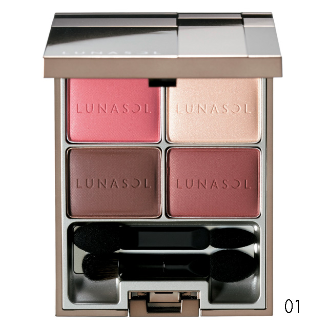 ルナソル マカロングロウアイズ　アイシャドウといえばルナソル！　春の新作はソフトグロウな質感の4色セット