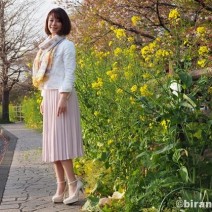 エディター巻きに上品クロスノット！「ストールの巻き方」簡単3種