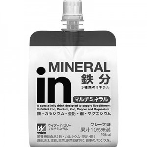 森永製菓｜ウイダーinゼリー マルチミネラル 180g ￥200