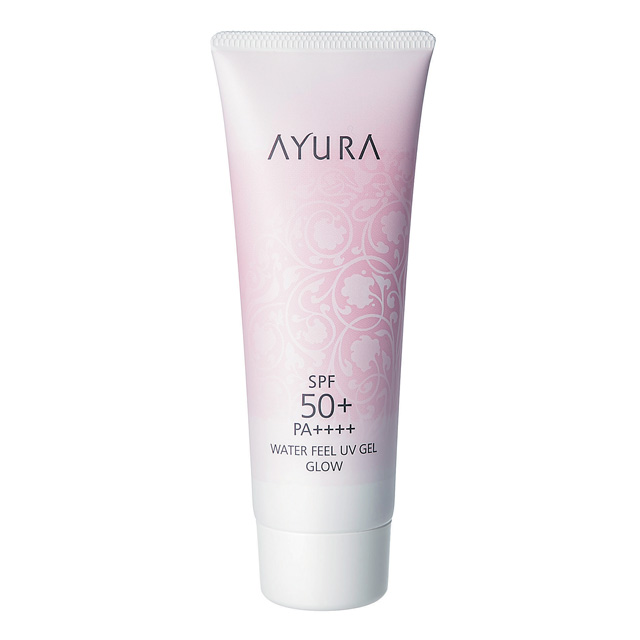 過剰な汗や皮脂を吸着する“さらさらパウダー”配合 アユーラ　ウォーターフィールUVジェル グロウ SPF50+･PA++++ 