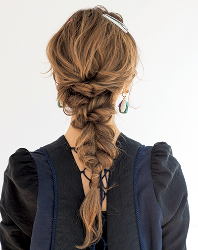 くるりんぱMIX編みで華やかに！