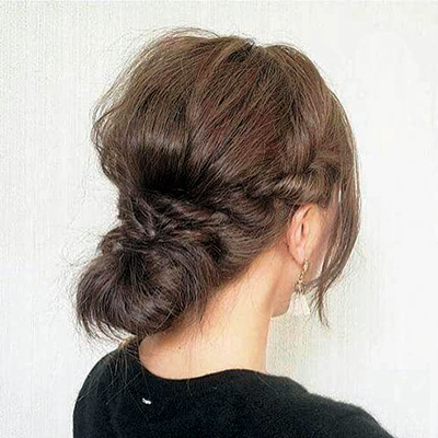 結婚式お呼ばれにおすすめの髪型 編み込み 簡単にできるセルフ